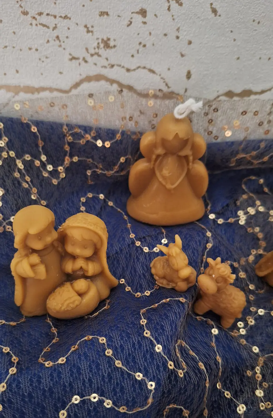 Vela de Natal cera de abelha Burrinho & Vaquinha 5