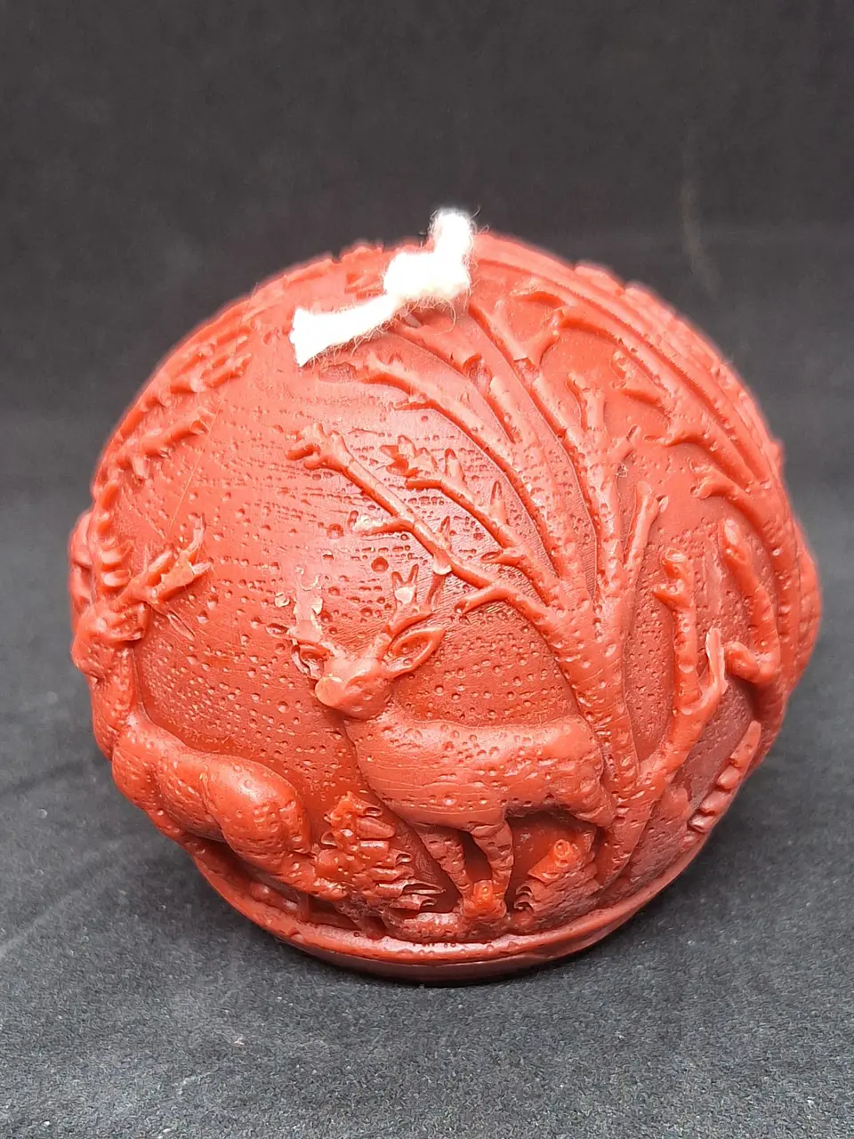 Vela Bola de Natal relevos nórdicos 2