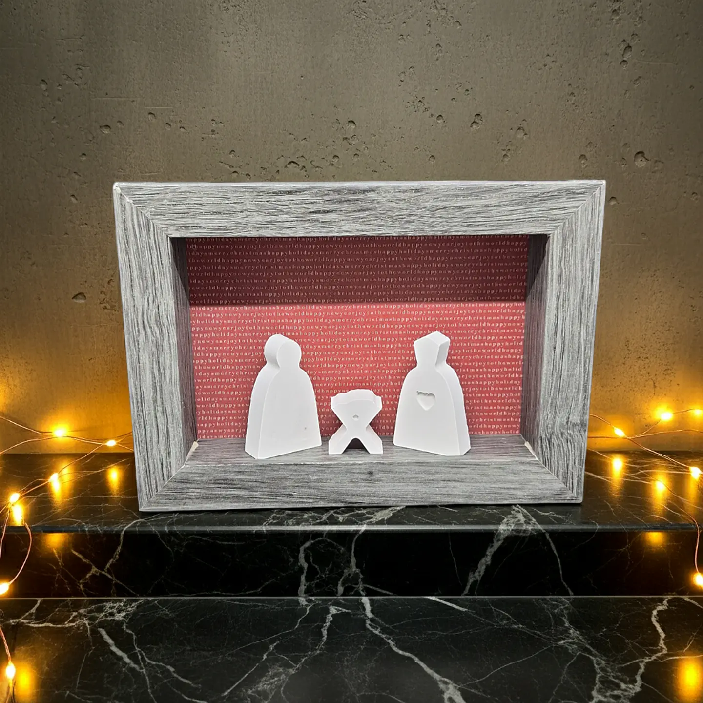 Moldura mini presépio minimalista 1