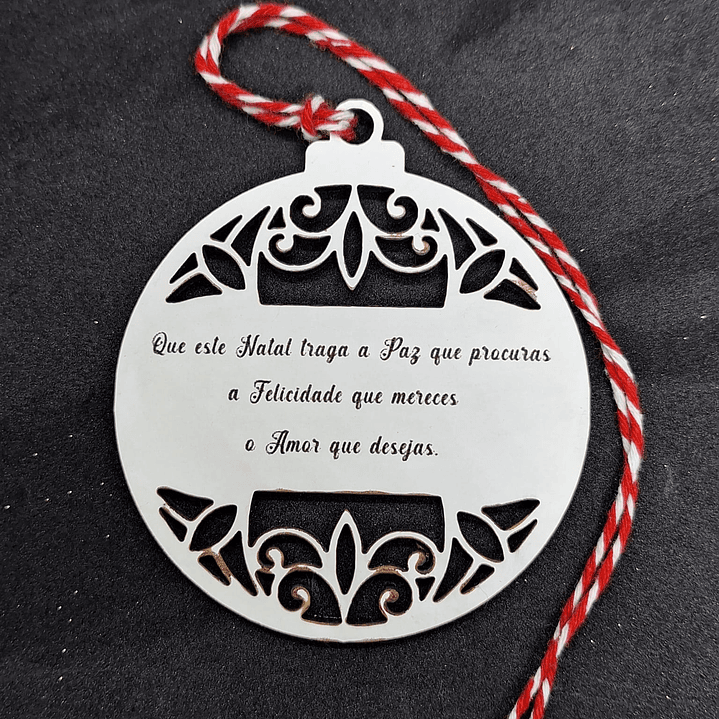 Bola de Natal Mensagem Desejos 1