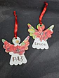Anjos | MDF com Decoupage | Lembrança Decorativa Amor e Paz - Thumbnail 1