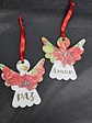 Anjos | MDF com Decoupage | Lembrança Decorativa Amor e Paz - Thumbnail 2