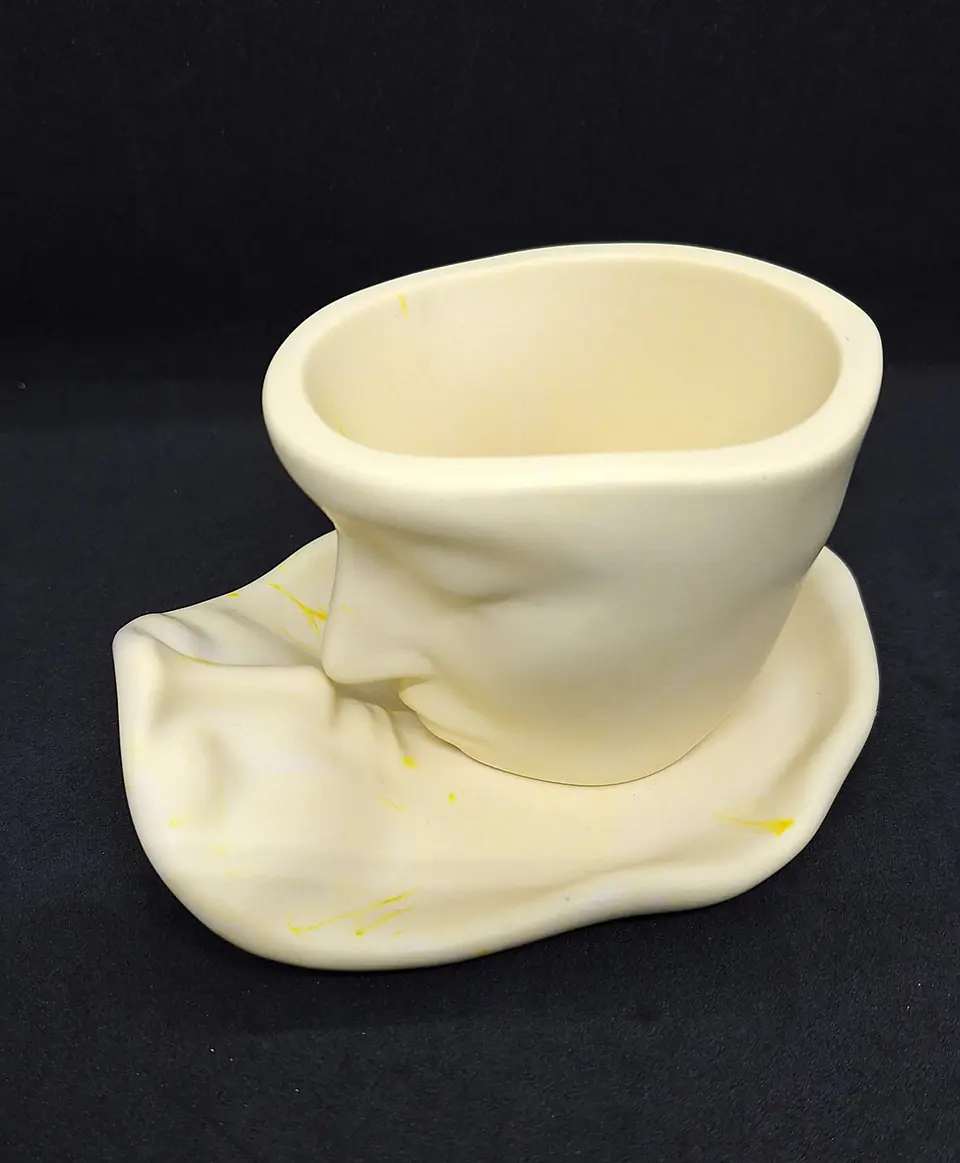 O beijo - Chávena e Prato - personalizada 4