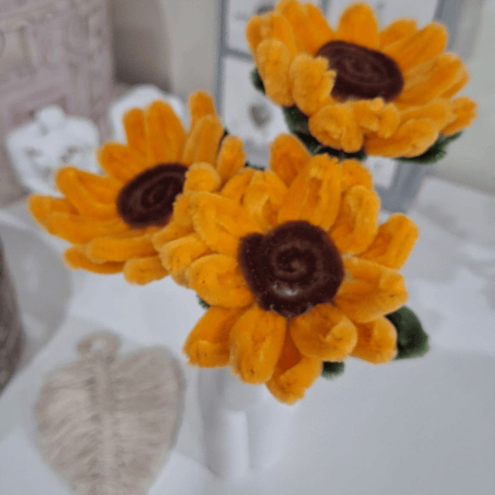 Girassois em corpo minimalista 3