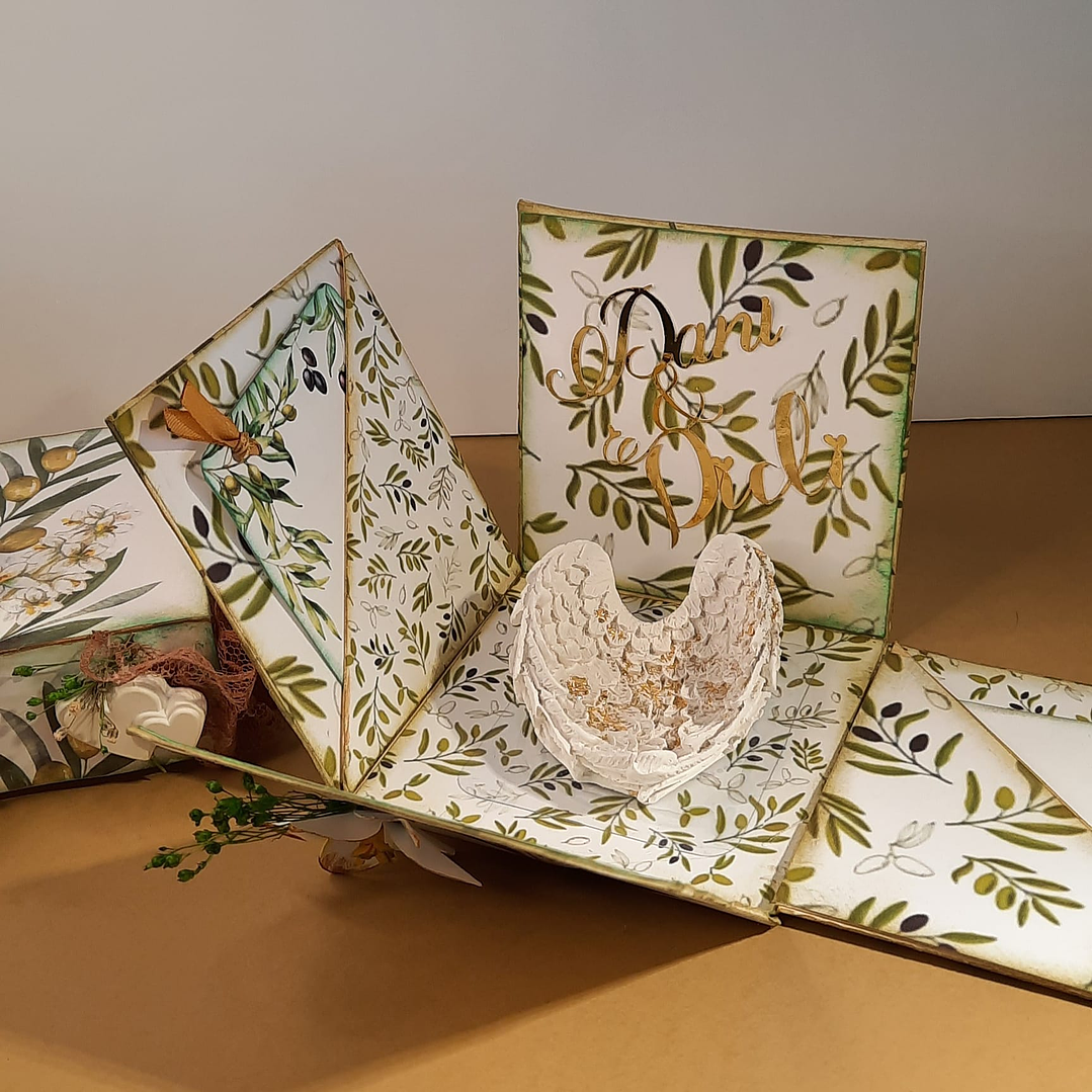 Caixa Campestre Casamento  3