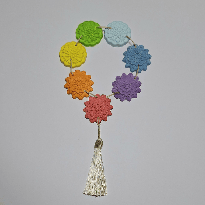 Grinalda Mandalinhas dos Chakras 1