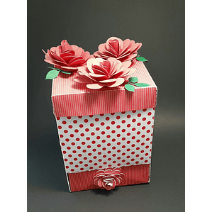 Caixa com Gavetão e Flores