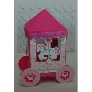 Carrinho Pipocas tema Carrossel