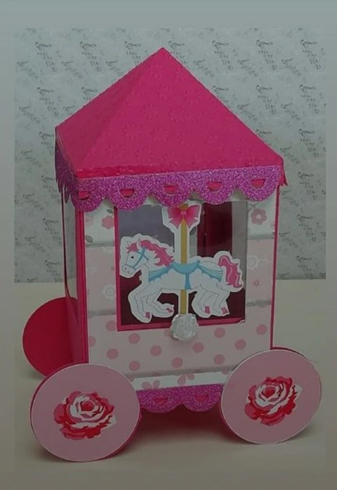 Carrinho Pipocas tema Carrossel