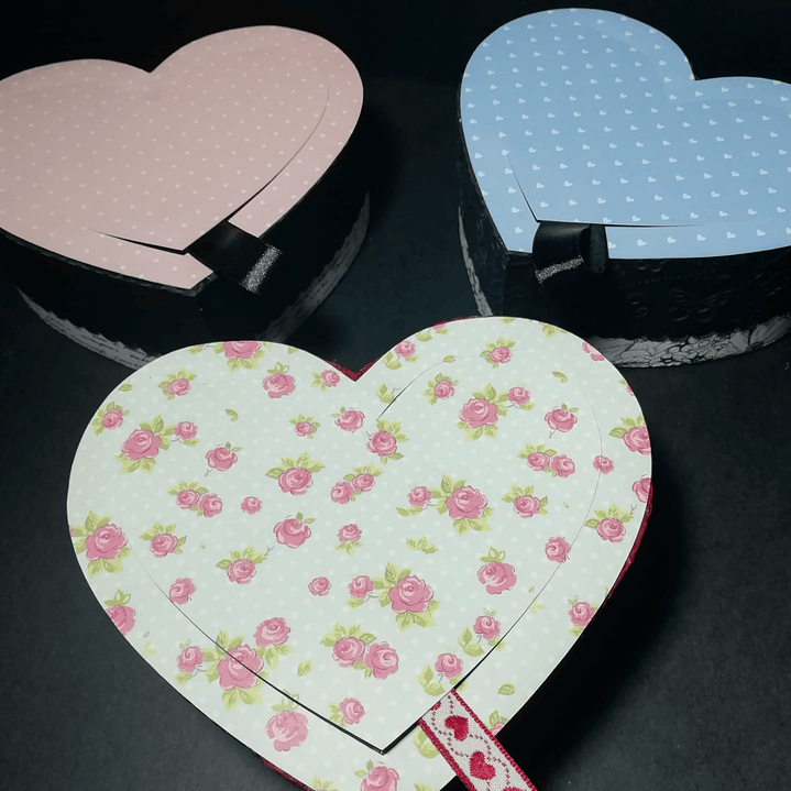 Caixas Coração Colorida 3