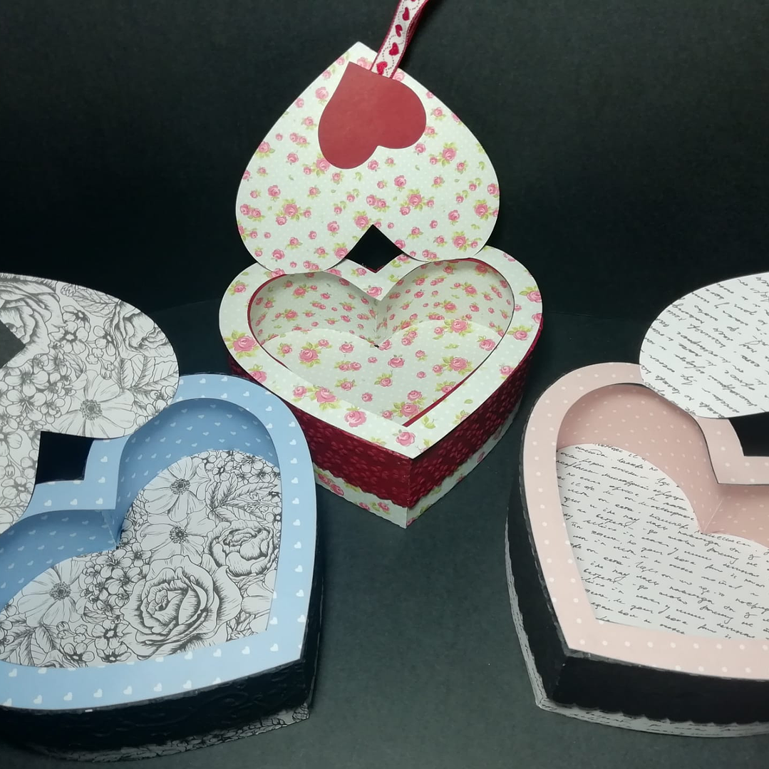 Caixas Coração Colorida 2