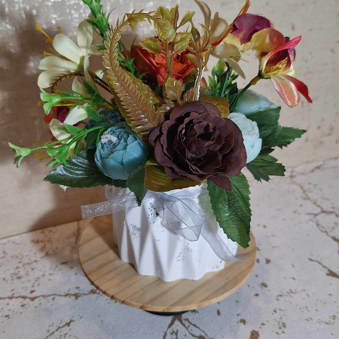 Bouquet de Flores em Cera Perfumada 3