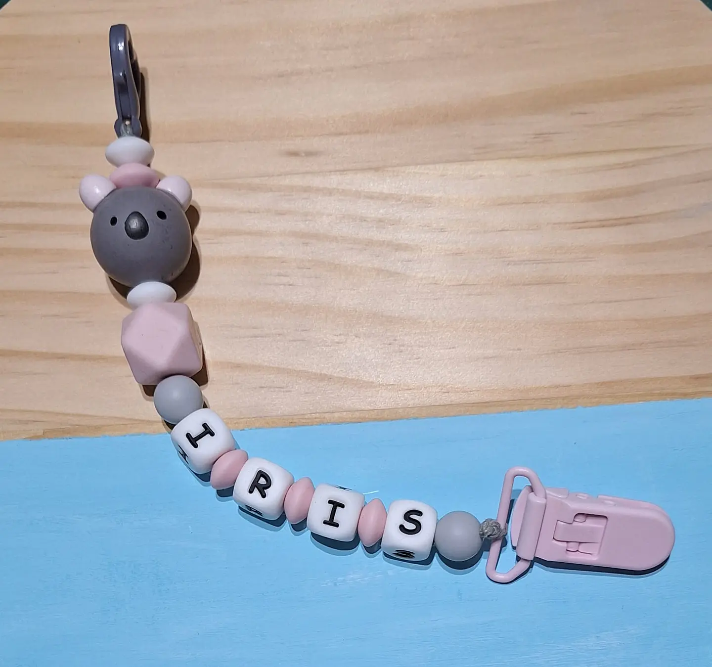 Prende Chupeta Silicone Ursinha | Personalizado 2