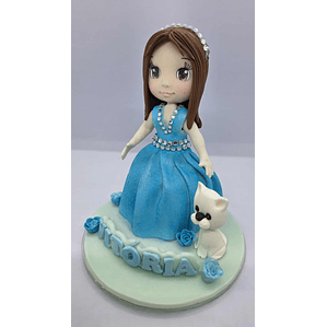  Estatueta Menina | Personalizada em Porcelana Fria