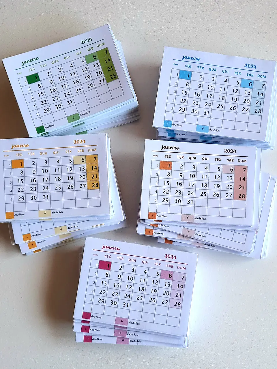Mini Calendários 2