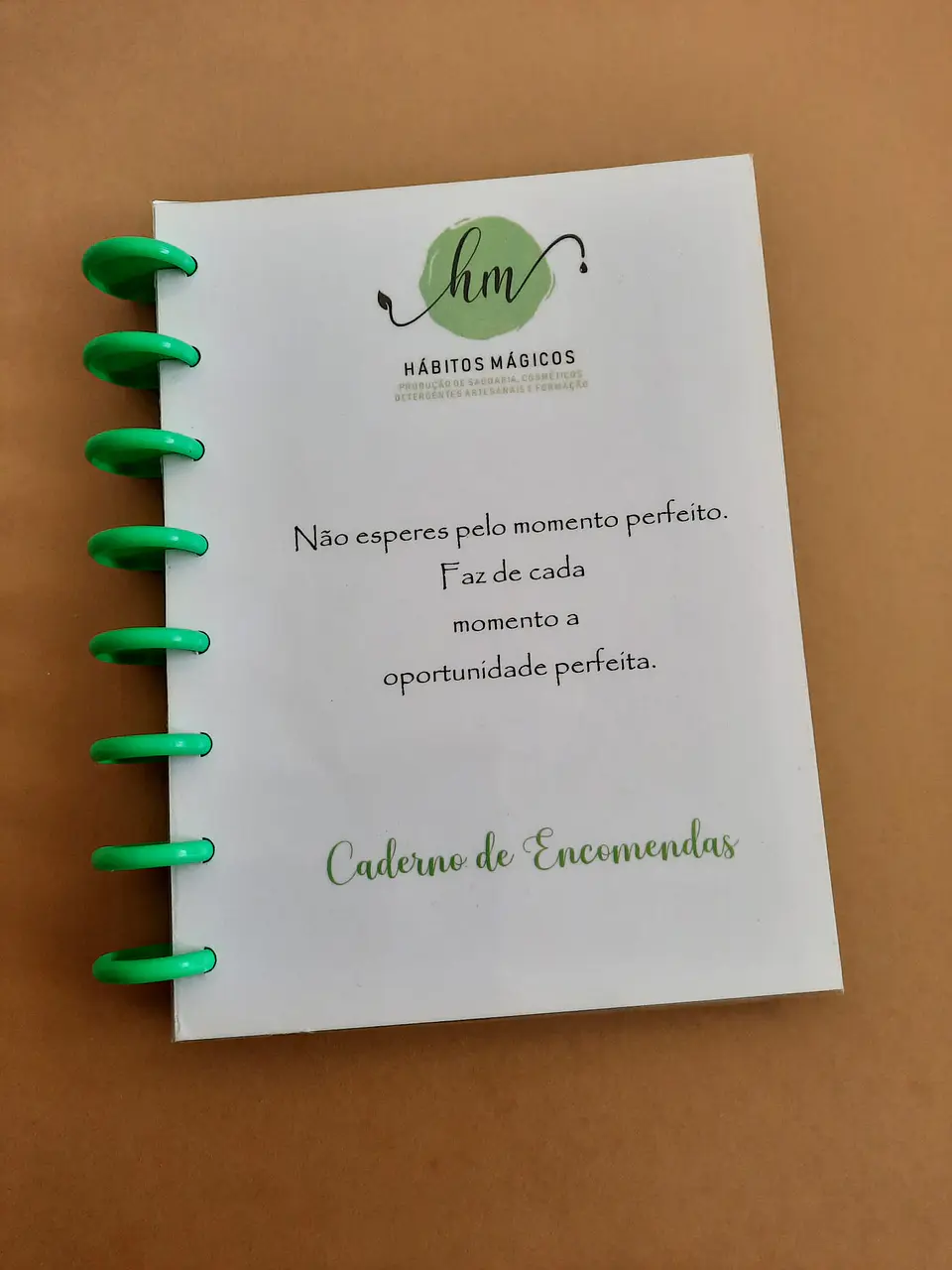 Caderno de Encomendas Inteligente A5 – Personalizado 2