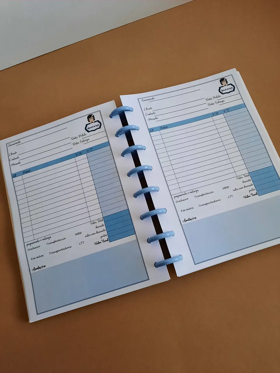 Caderno de Encomendas Inteligente A5 – Personalizado 4