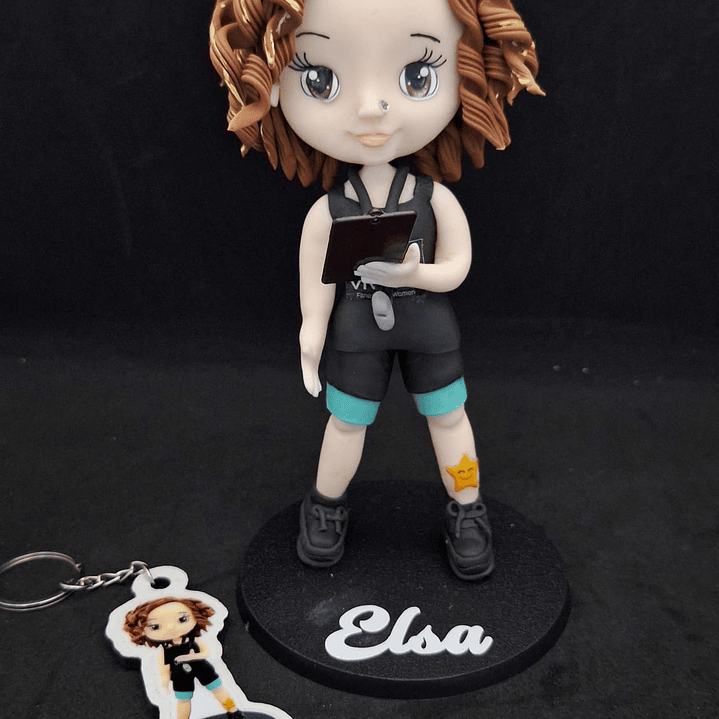Gift Estatueta Personalizada em Biscuit + Porta‑Chaves em MDF Laminado 6
