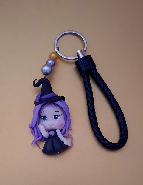 Porta-Chaves Bruxinha Ternurenta | Biscuit