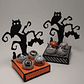 Porta Bombons Halloween | Árvore Assombrada com Coruja e Morcegos - Miniatura 1
