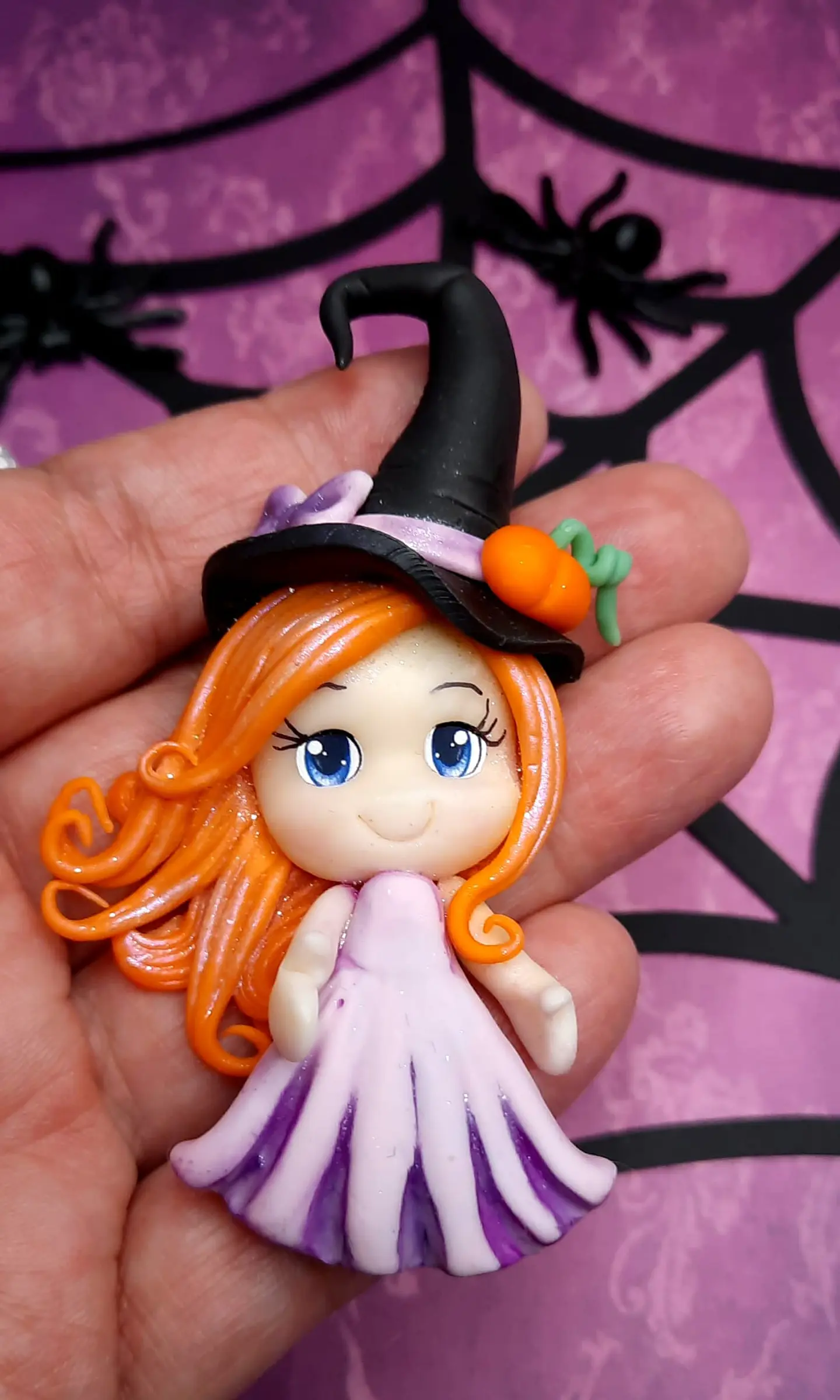 Porta-Chaves Bruxinha Ternurenta | biscuit 3