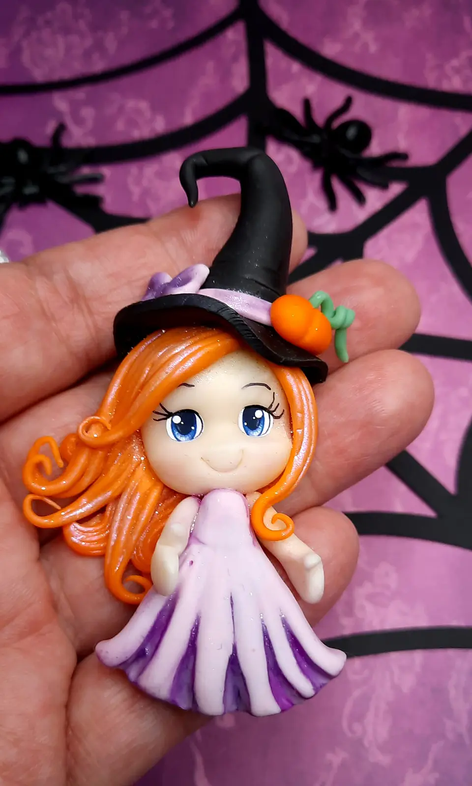 Porta-Chaves Bruxinha Ternurenta | biscuit 3