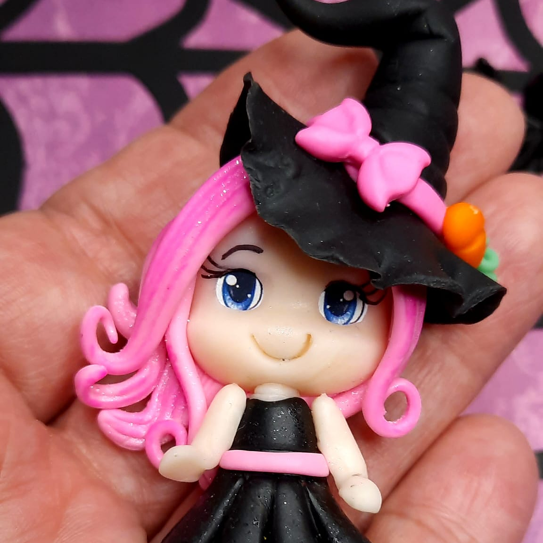 Porta-Chaves Bruxinha Ternurenta | Biscuit 4