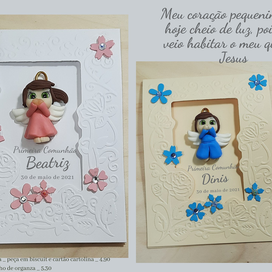 Convite Lembrança de Batismo 2-em-1 1