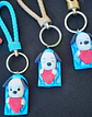 Porta‑Chaves Puppy Love | Feito em biscuit - Miniatura 1