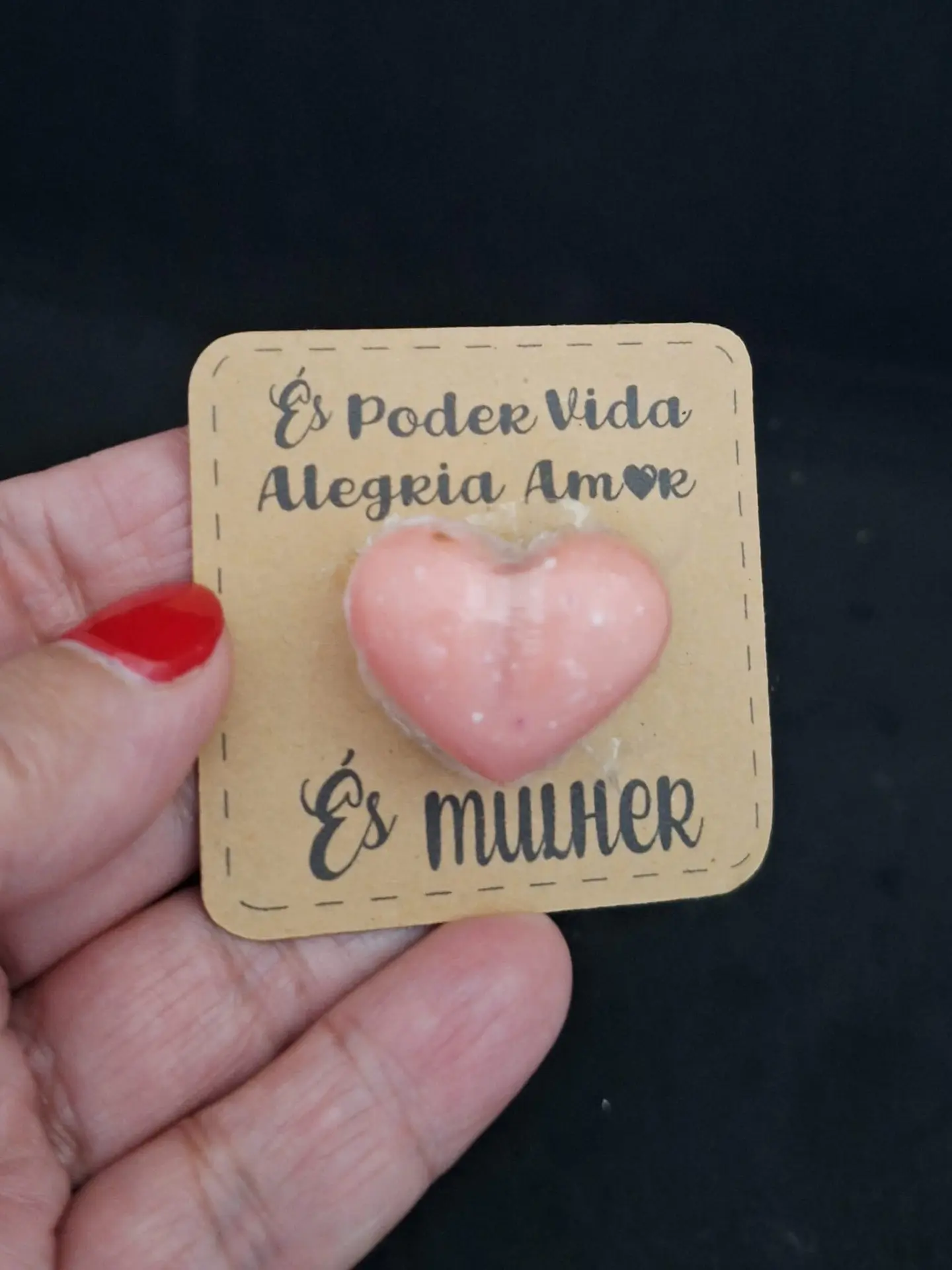 Mini Coração Glicerina Alfazema 1