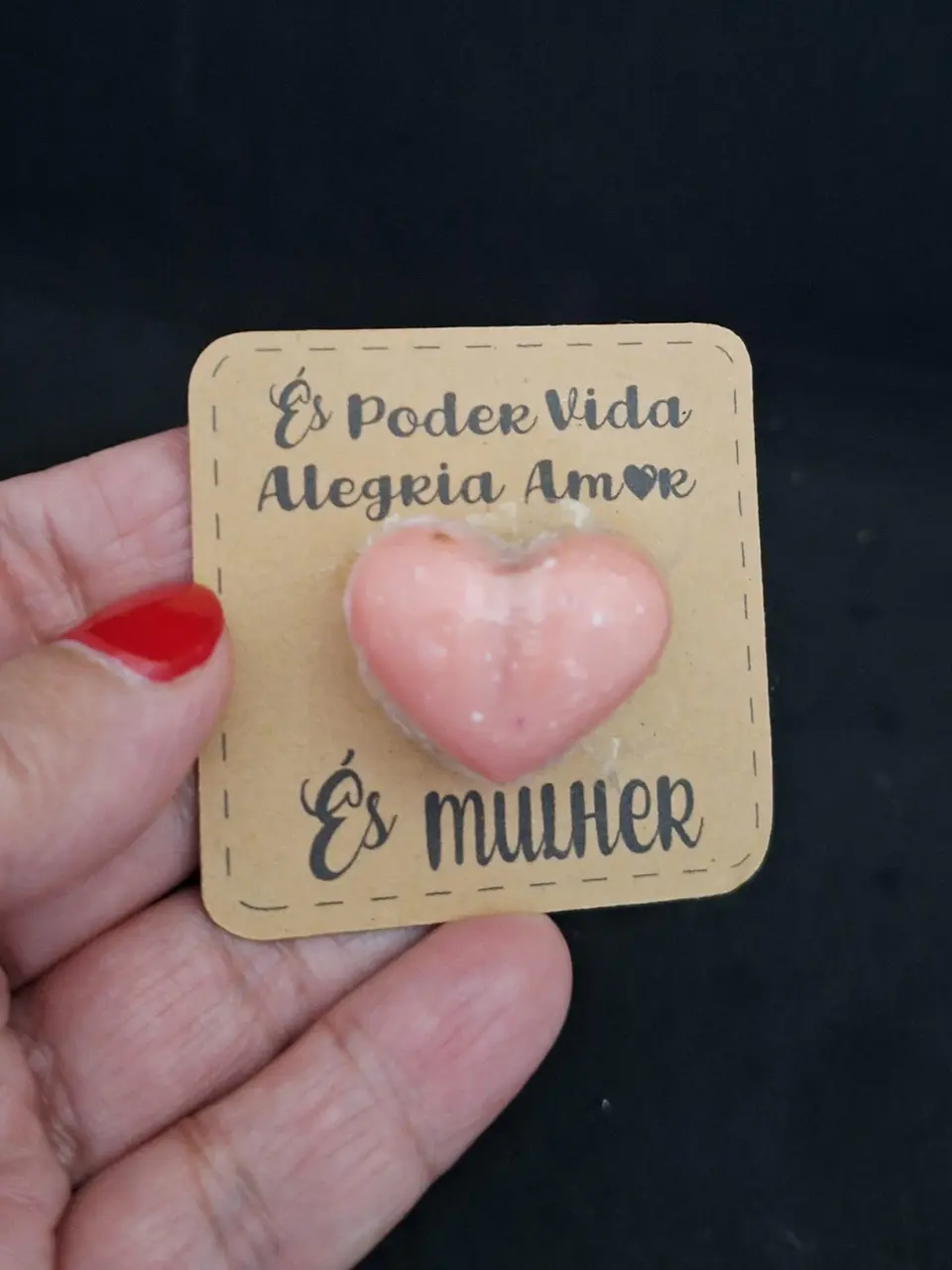 Mini Coração Glicerina Alfazema 1