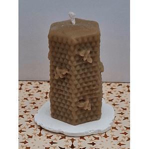 Vela Pilar Favo de Mel