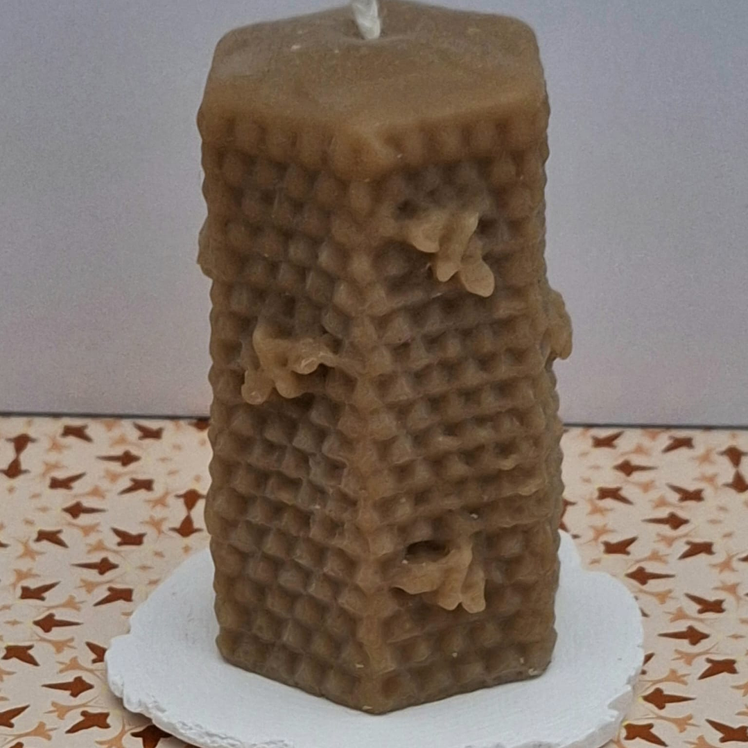 Vela Pilar Favo de Mel 1