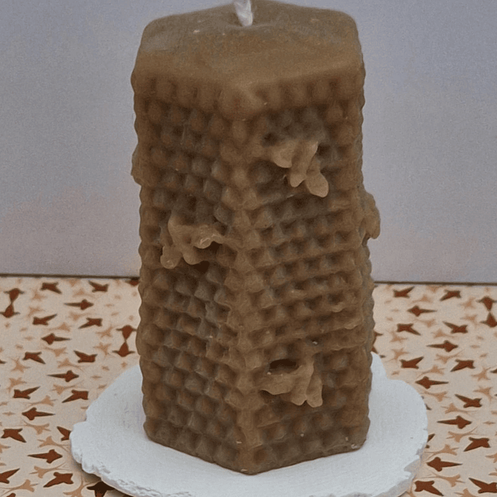 Vela Pilar Favo de Mel 1