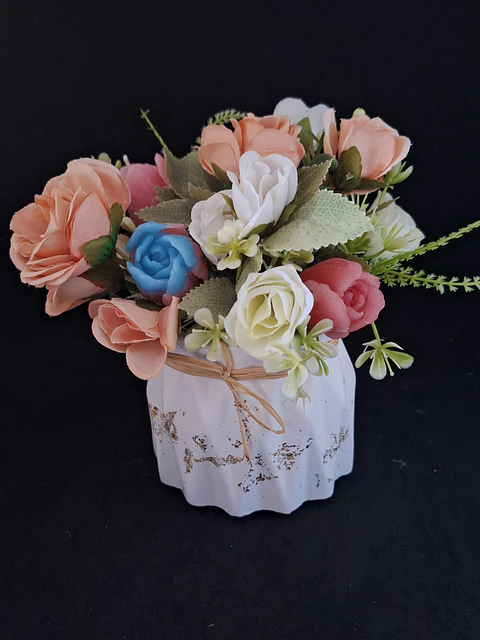 Bouquet de Flores em Cera Perfumada