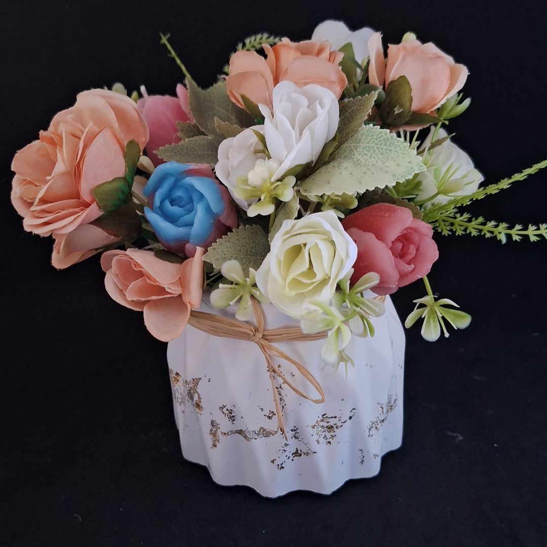 Bouquet de Flores em Cera Perfumada 1