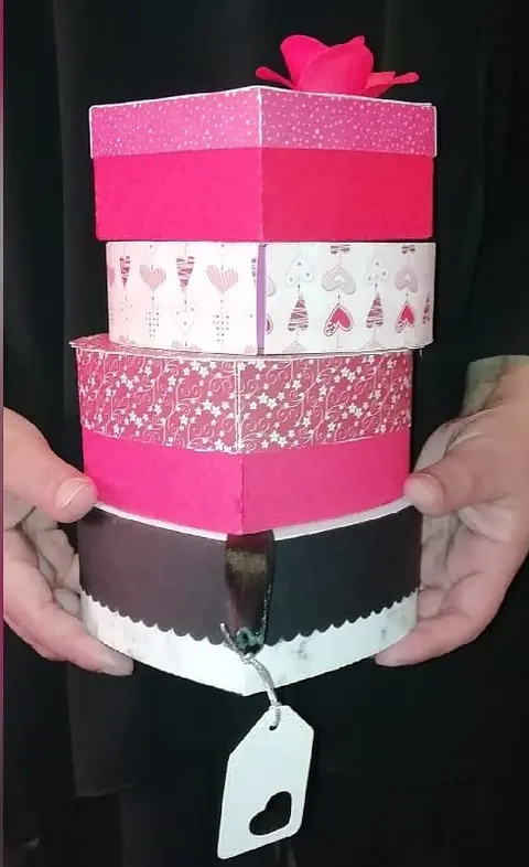 Caixa Cabaz Coração