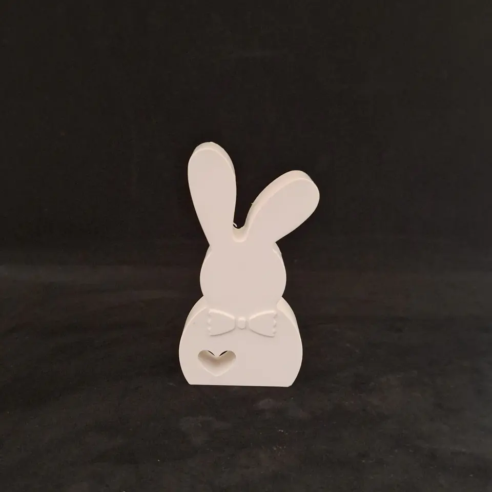 Coelho com Lacinho – Gesso Cerâmico Perfumado 9