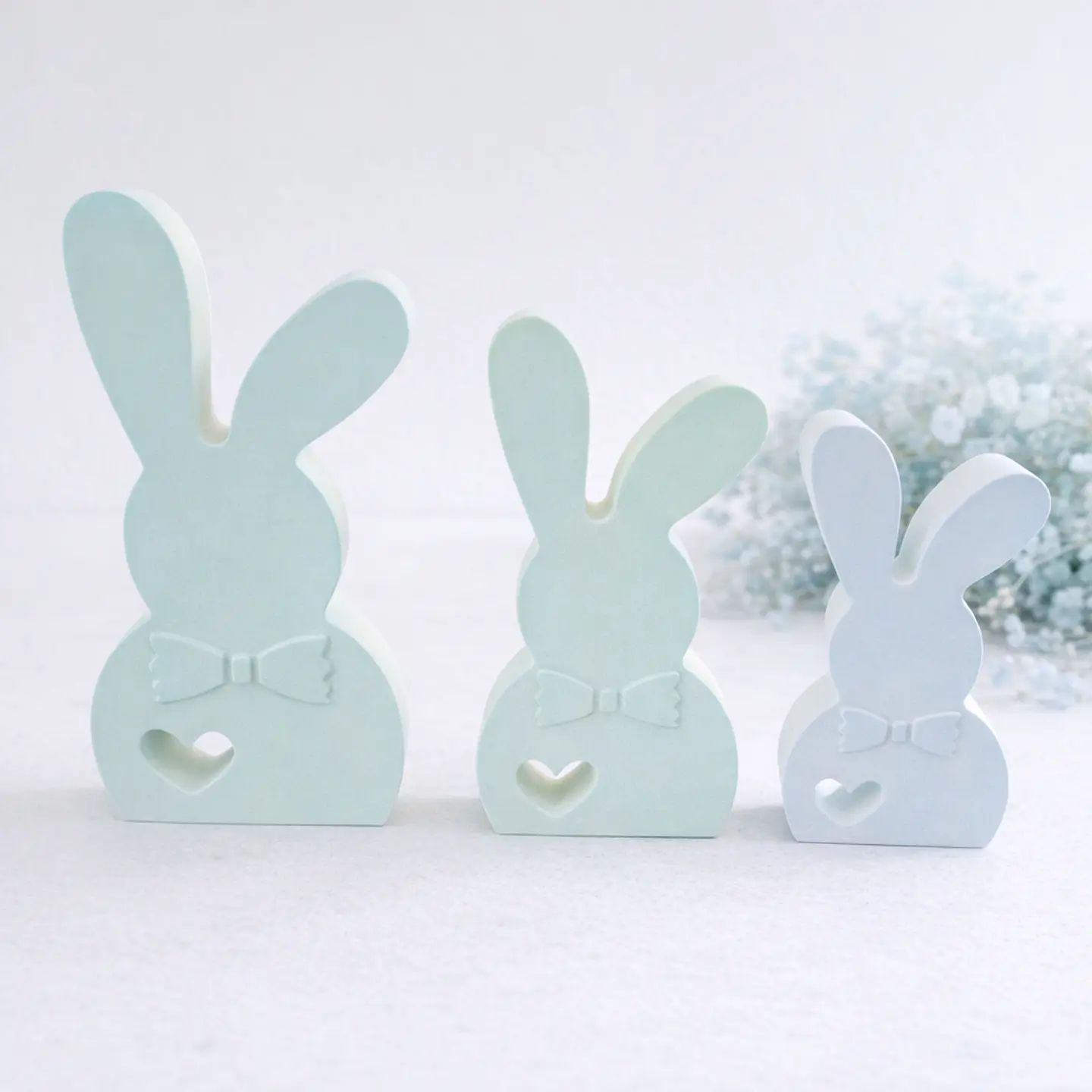 Coelho com Lacinho – Gesso Cerâmico Perfumado 2