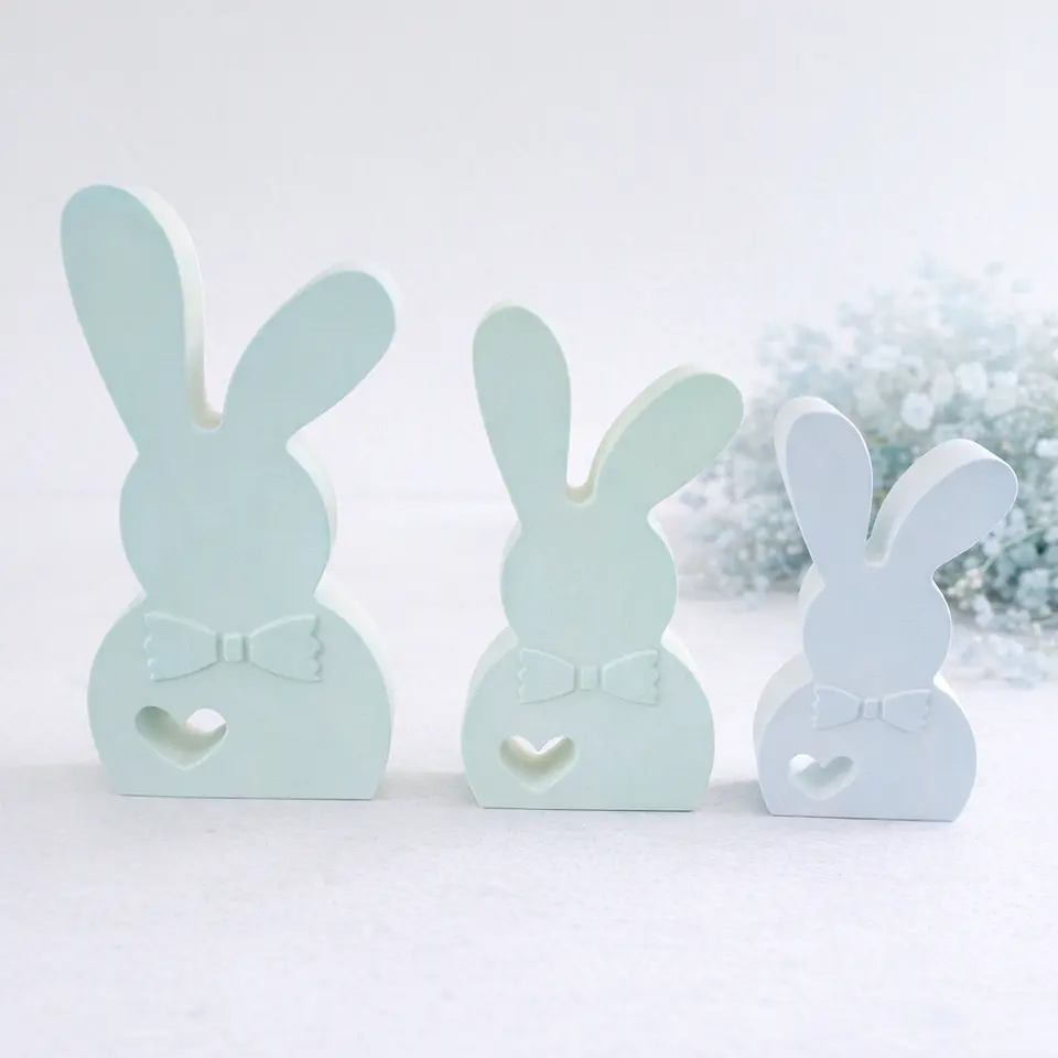 Coelho com Lacinho – Gesso Cerâmico Perfumado 2