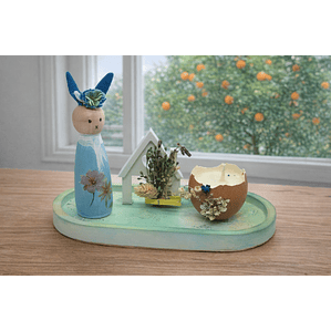 Páscoa Azul – Decoração com Vela de Soja