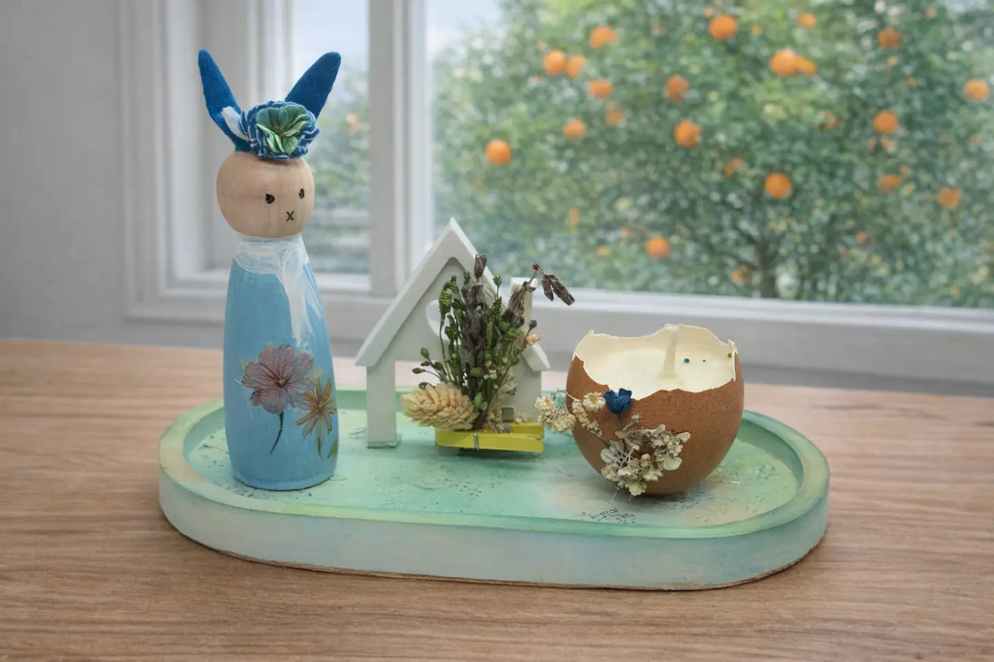 Páscoa Azul – Decoração com Vela de Soja 1