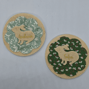Coelhinho Mimoso – Pregadeira Personalizada em Feltro