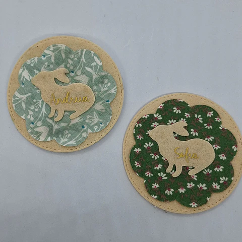 Coelhinho Mimoso – Pregadeira Personalizada em Feltro