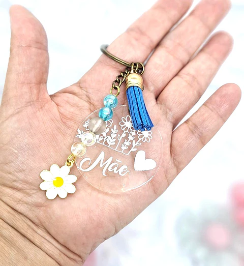 Porta Chaves Mãe modelo malmequer