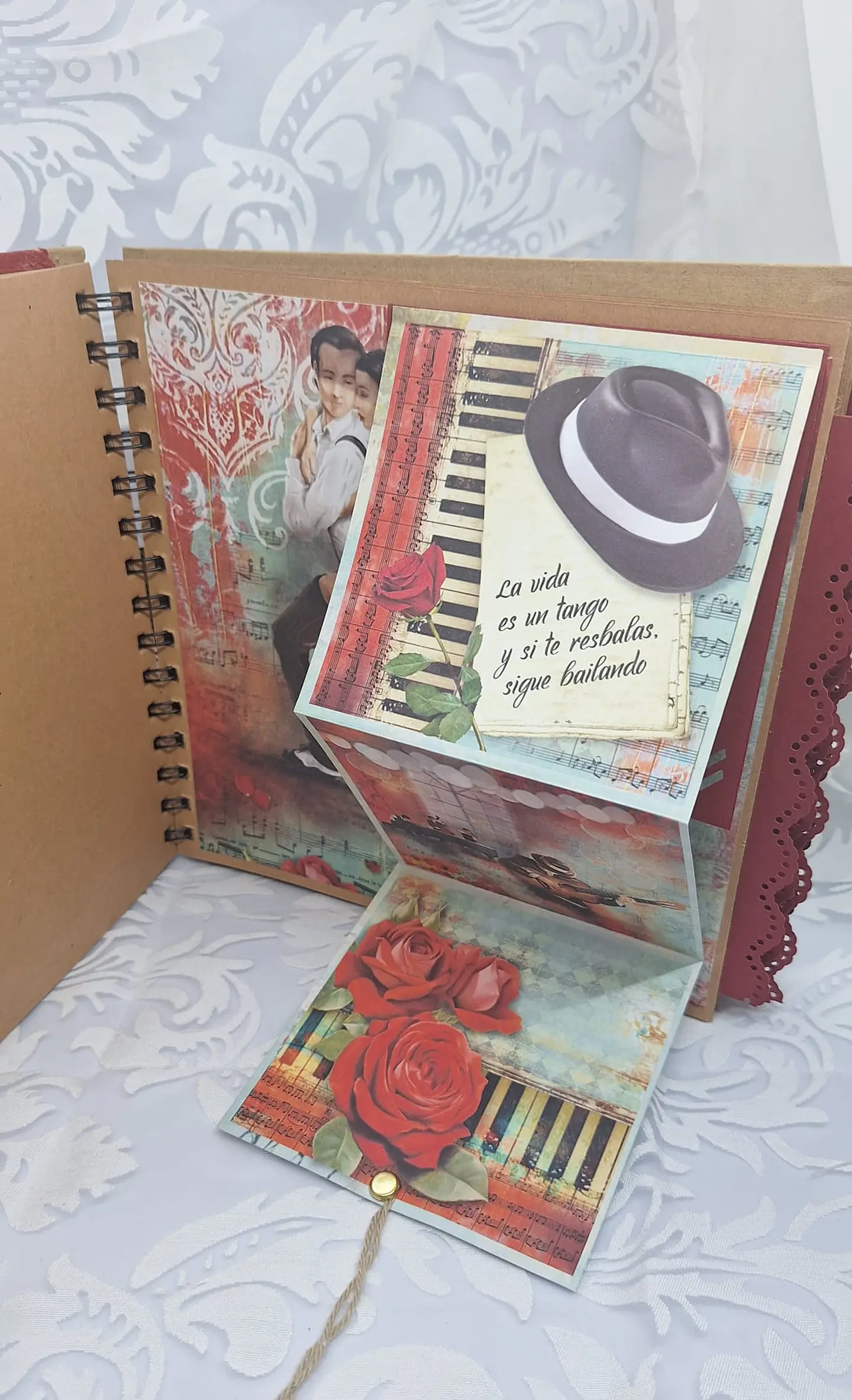 Álbum Tango – Coleção Desire (Stamperia)   5