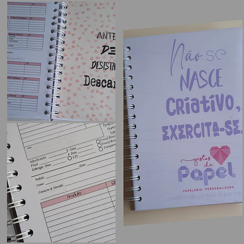 Caderno Financeiro Personalizado – Criada à Tua Medida, da Capa ao Miolo
