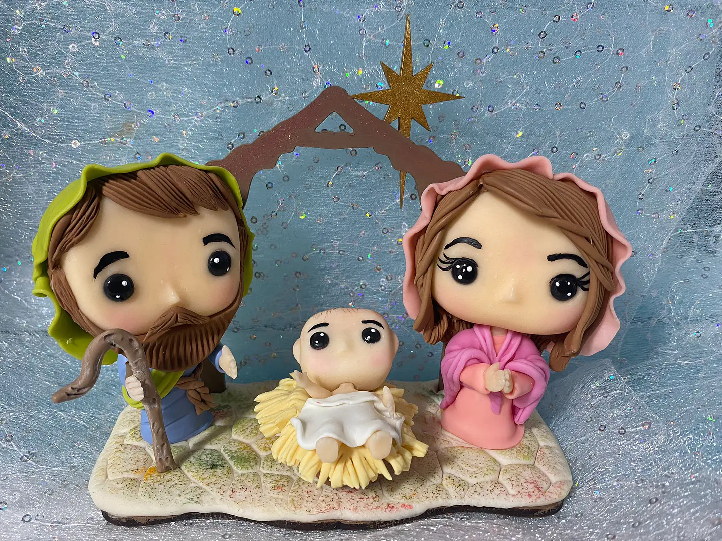 Presépio de Natal POP — Família Sagrada 1