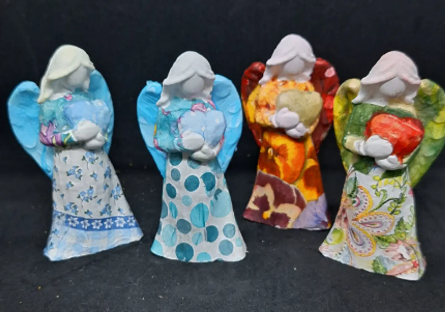 Anjo do Amor - Estatueta Gesso Cor Personalizada 2