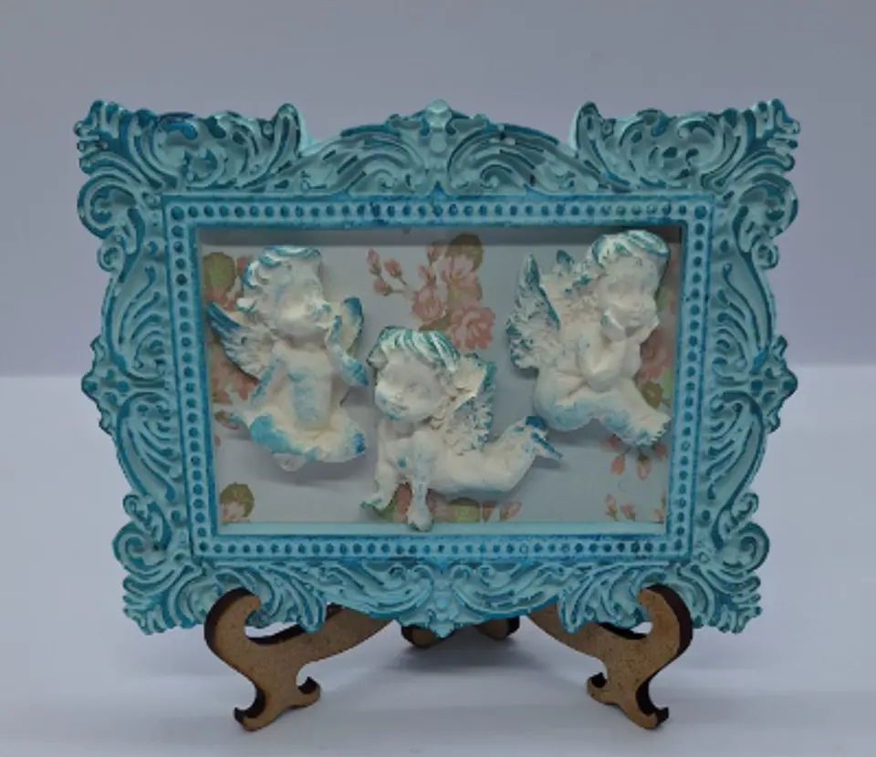 Anjinhos - Moldura Personalizada 3